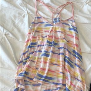 American Eagle colorful striped Tank Top Size S